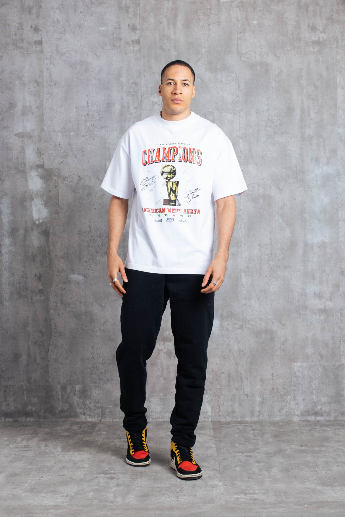 DUCERE CHAMPIONS T-SHIRT - WHITE