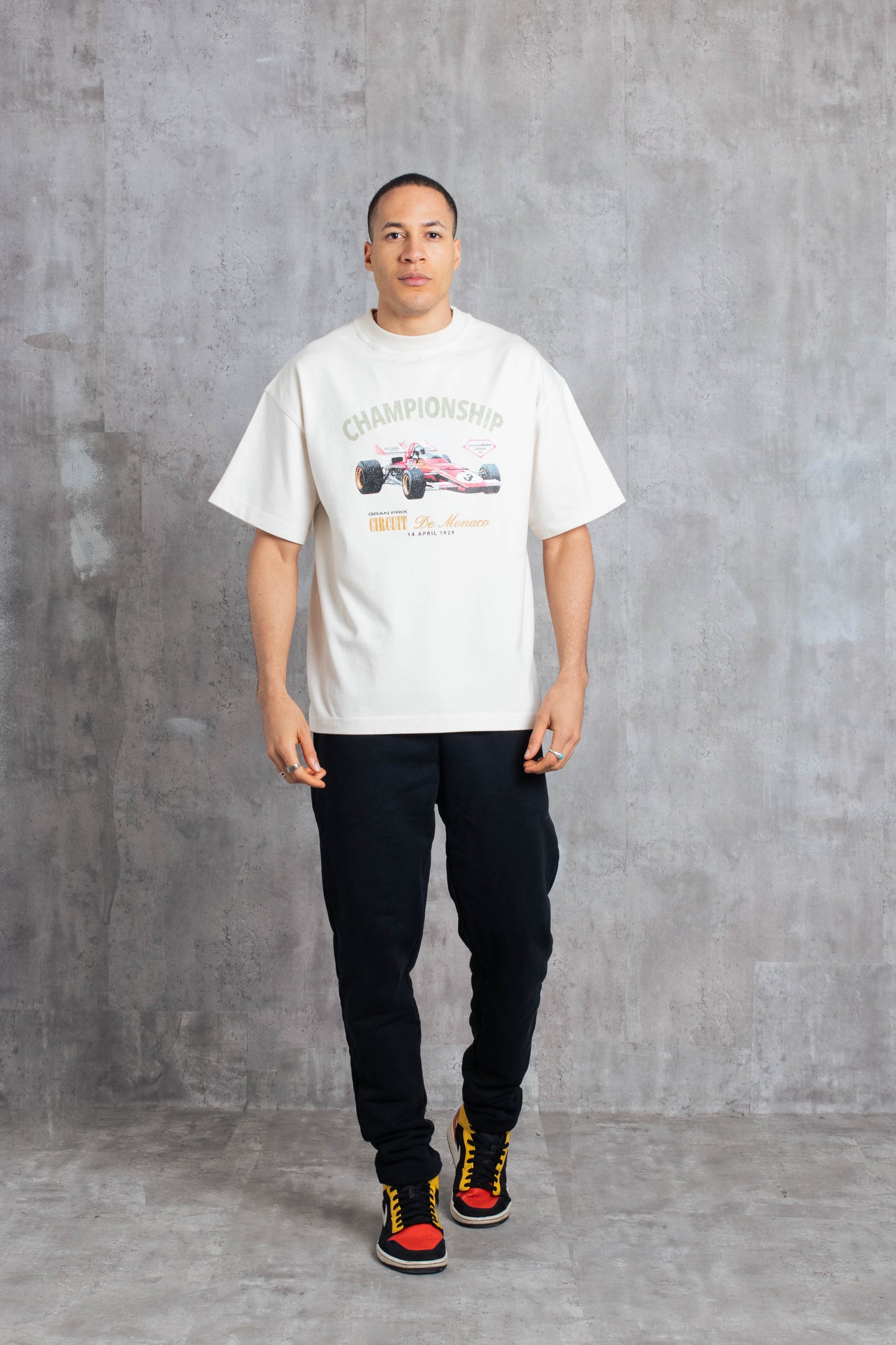 CIRCUIT DE MONACO T-SHIRT - ECRU