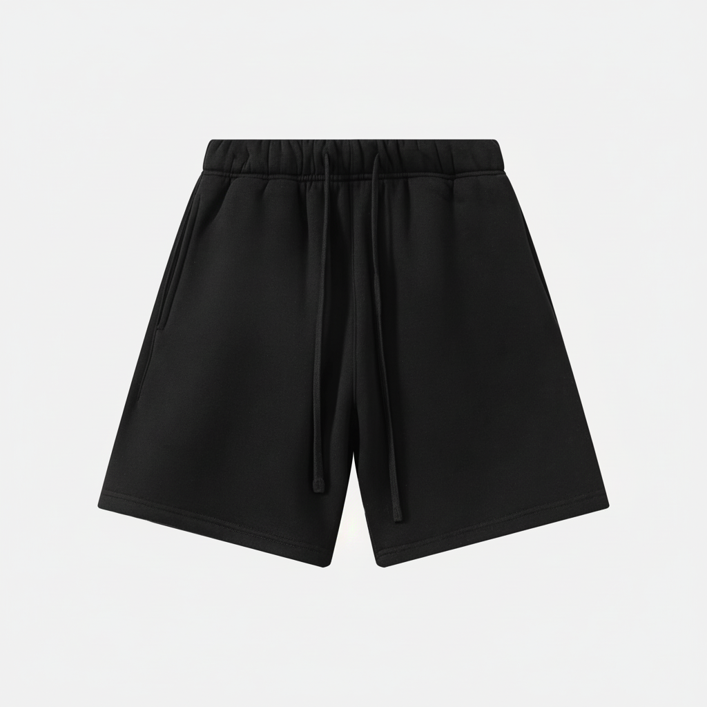 RELAXED FIT SHORTS - BLACK
