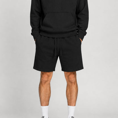 RELAXED FIT SHORTS - BLACK