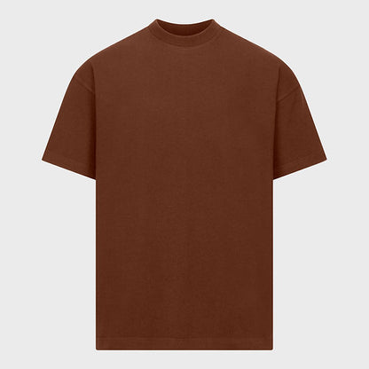 HEAVYWEIGHT BLANK TEE - BROWN