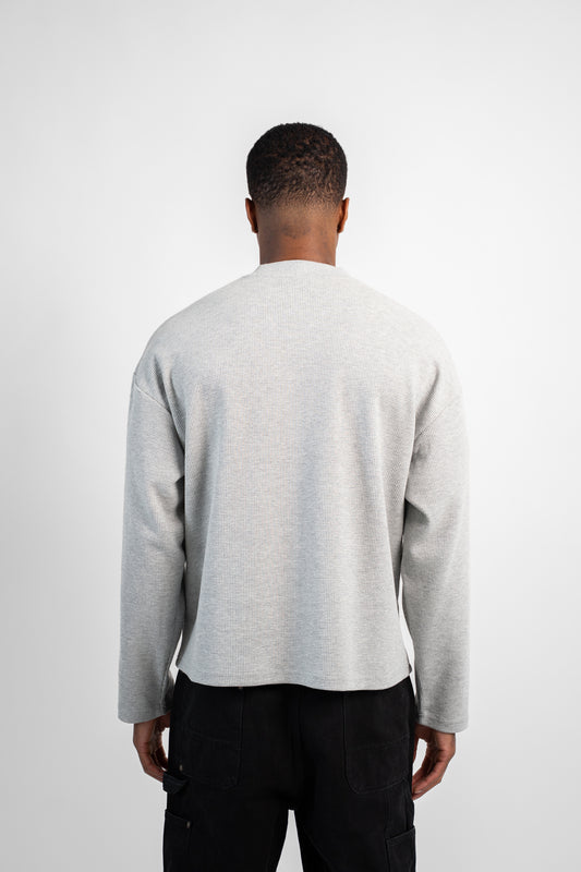 Ash Waffle Knit - Back
