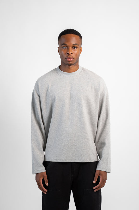 Ash Waffle Knit - Front