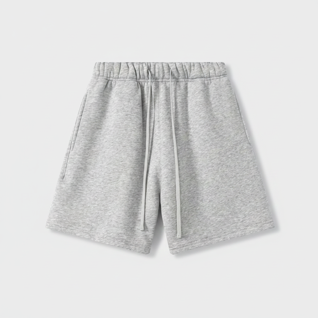 RELAXED FIT SHORTS - GREY