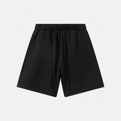 RELAXED FIT SHORTS - BLACK