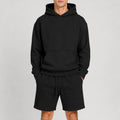 RELAXED FIT HOODIE - BLACK